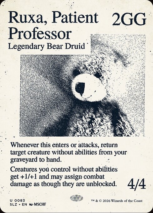 Ruxa, Patient Professor