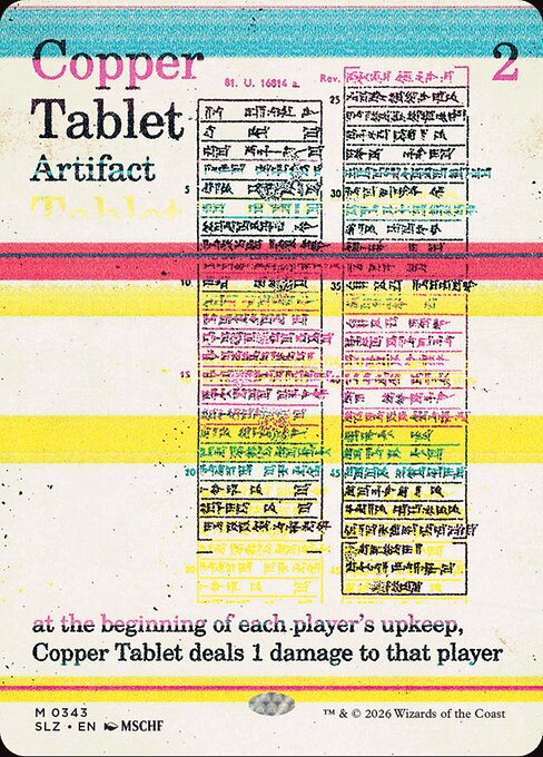 Copper Tablet