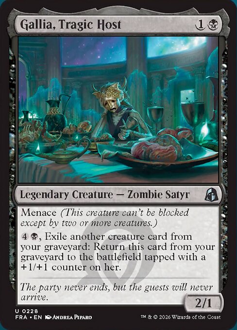Gallia, Tragic Host