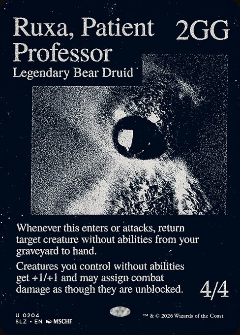 Ruxa, Patient Professor