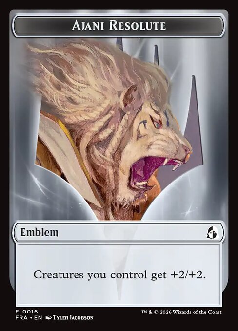 Ajani Resolute Emblem