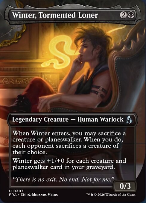 Winter, Tormented Loner