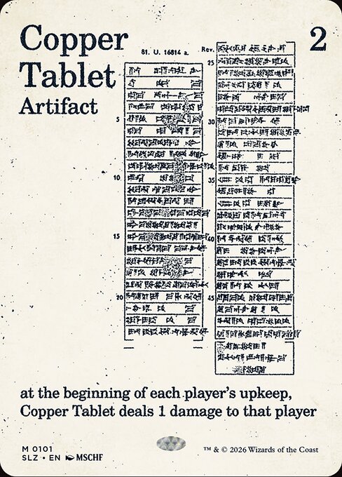 Copper Tablet