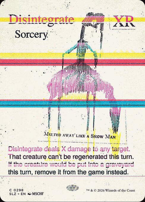 Disintegrate