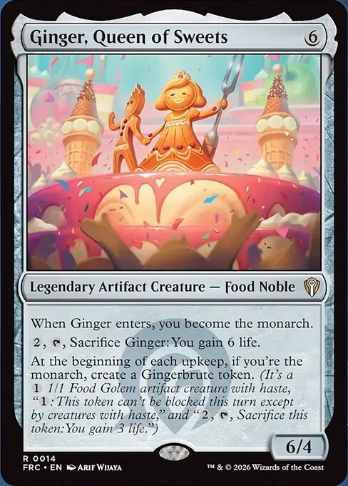 Ginger, Queen of Sweets